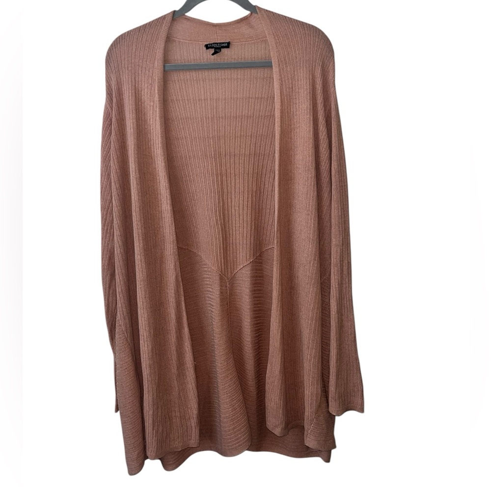Eileen Fisher Pink Open Front Cardigan